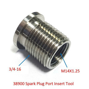 Stainless Steel M14X1.25 To 3/4-16 Thread Spark <b>Plug</b> Connector For Automotive Engine Repair <b>Replacement</b> JXSS088 - Product Image 5