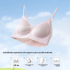 <span class=keywords><strong>Reggiseno</strong></span> <span class=keywords><strong>Push</strong></span>-<span class=keywords><strong>up</strong></span> 3D Wireless 2026 da Donna, Morbido Jacquard Senza Cuciture Traspirante Senza Ferretto, Stile Dolce e Giovanile per Uso Quotidiano OEM - Product Image 3