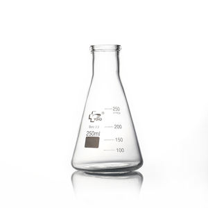 ขวดแก้ว Erlenmeyer กระติกน้ำห้องปฏิบัติการทรงกรวย250มล. - Product Image 5