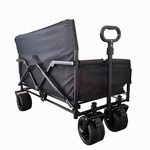 Chariot <span class=keywords><strong>utilitaire</strong></span> de grande capacité Chariot de camping pliant Chariot de camping Randonnée Transport Accessoires de camping Robuste et durable - Product Image 6