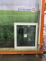 Fenêtre à battant et à tourner de style français, à cadre fin en aluminium à rupture de pont thermique, style moderne NFRC