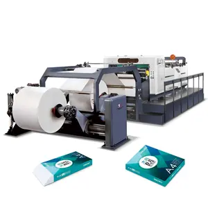RTGD-1400 auto high speed servo drive jumbo paper roll to sheet hob cross cutting machine