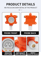 Aikesi O3 Détecteur de fuite de gaz fixe Détecteur de fuite de gaz méthanal fixe avec alarme LED