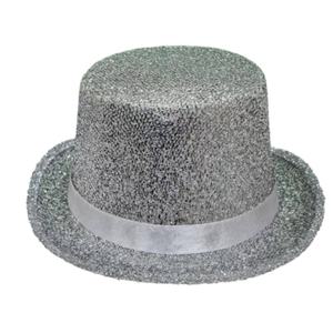 Sombrero de Copa Alto con Lentejuelas Brillantes para Hombres y Mujeres, Disfraz Elegante, Actuaciones de Magos, Espectáculo de Magia, Fiesta, Escenario, Carnaval, Personalizable - Product Image 5