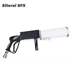 SITERUI SFX DJ 20W LED <span class=keywords><strong>CO2</strong></span> Blaster Gun Equipo de escenario Jet Pistol control manual RGB LED Party - Product Image 6