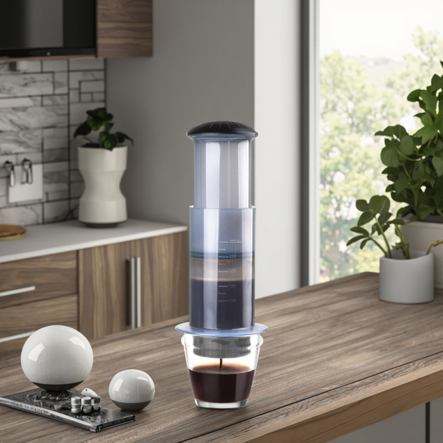 300ML Portable Multifunction Espresso French Press Drip Cafe Machine with 304 Stainless Steel Filter Barista Tools Coffee Maker