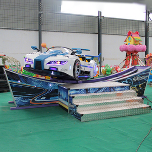 Équipement de parc d'attractions moderne pour enfants, manège intérieur Voiture Volante, construction en fibre de verre et acier, capacité de 8 à 10 passagers, pour les 8-12 ans - Product Image 1