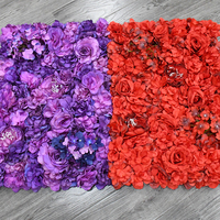 Mur de fleurs artificielles en promotion – Rose moderne 40x60cm pour intérieur/extérieur, idéal pour fêtes, mariages, fête des Mères, anniversaires, Noël