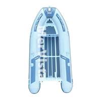 Prix d'usine, bateau pneumatique à coque en aluminium de 11 pieds, petit bateau à fond plat Rib320