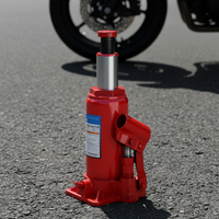 Gato hidráulico vertical para coches pequeños de 10 toneladas con posición alta y baja, brazo basculante fácil de mover para uso automotriz e industrial