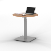 Table basse ergonomique de bureau à domicile de conception moderne réglable en hauteur Table basse de levage par satellite en bois pour l'école et la maison
