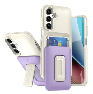 Porta Slot per schede custodia per telefono cellulare per Samsung <span class=keywords><strong>Galaxy</strong></span> A16 A36 A56 A55 S25 S24 S23 S22 Ultra S25 + S24 FE portafoglio cavalletto - Product Image 2
