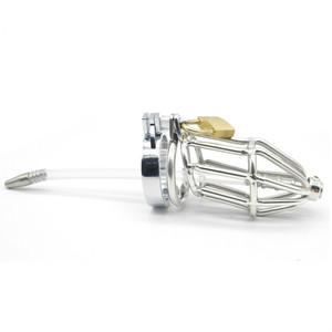 Dispositif <span class=keywords><strong>de</strong></span> <span class=keywords><strong>chasteté</strong></span> masculin en acier inoxydable, <span class=keywords><strong>cage</strong></span> à pénis, anneau <span class=keywords><strong>de</strong></span> pénis, jouets sexuels <span class=keywords><strong>pour</strong></span> adultes <span class=keywords><strong>pour</strong></span> hommes et garçons - Product Image 4