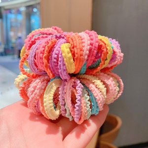 160 Pieces/Set Fashion Light Luxury <b>Sweet</b> Color Series Girl's Hair Tie Popular Design Women's Hair Ties Wholesale Headwear - Product Image 2