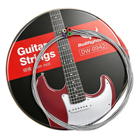 Set Senar Gitar Elektrik Berlapis Anti Karat Nikel Wound 09-42 Gauge Hex Steel Core Senar Gitar dengan Rasa Halus