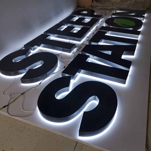 Tùy Chỉnh Kim Loại Dấu Hiệu <span class=keywords><strong>Chrome</strong></span> <span class=keywords><strong>Backlit</strong></span> <span class=keywords><strong>Led</strong></span> Thư Kênh Dấu Hiệu - Product Image 5