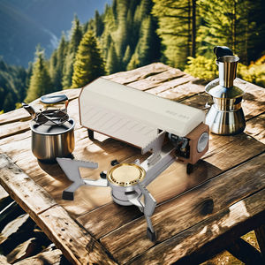 Mini poêle unique portable pour camping en plein air en acier inoxydable et fer Micro Flow Butane pliable à économie d'énergie pour cuisinière - Product Image 5