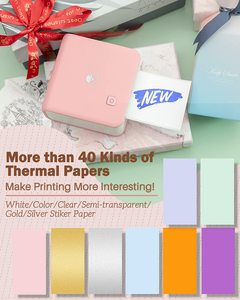 <span class=keywords><strong>Phomemo</strong></span> <span class=keywords><strong>M02</strong></span> <span class=keywords><strong>Pro</strong></span> Mini Kabelloser Thermodrucker Tragbarer Tintenloser Mobiltelefon-Smartdrucker APP-Kompatibel - Product Image 4