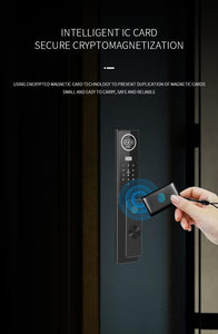 Caméra de surveillance WiFi, serrure de porte numérique intelligente avec reconnaissance d'empreintes digitales et de visage, application Tuya pour la sécurité des portes en aluminium/acier/verre - Product Image 5