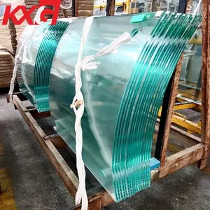 चीन शेनजेन पोर्ट 12 मिमी घुमावदार ग्लास निर्माण फैक्टरी हैंडरेल ग्लास