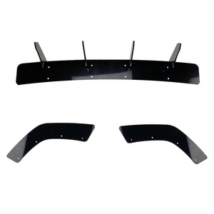 Hyundai I30N MK3 Rear Lip Spoiler Glossy <b>Black</b> Ducktail Bumper <b>Wing</b> 2017-2019 - Product Image 5