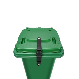 Contenedor Teknik de 240 Litros, <span class=keywords><strong>Azul</strong></span>, Resistente, de Plástico HDPE con Protección UV, Contenedor de <span class=keywords><strong>Reciclaje</strong></span> Móvil con Tapa Rectangular, para Uso en Interiores/Exteriores - Product Image 1