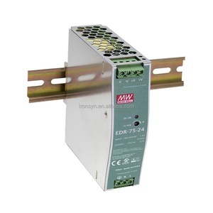Transformadores de Distribución de Energía Electrónicos Meanwell Autorizados EDR-75-12 de Salida Única de 12V para Riel DIN, 75W - Product Image 3