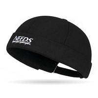 Casquette sans visière unisexe style Hip Hop, broderie coréenne, pour tête chauve, style Hipster, chapeau de fermier chinois