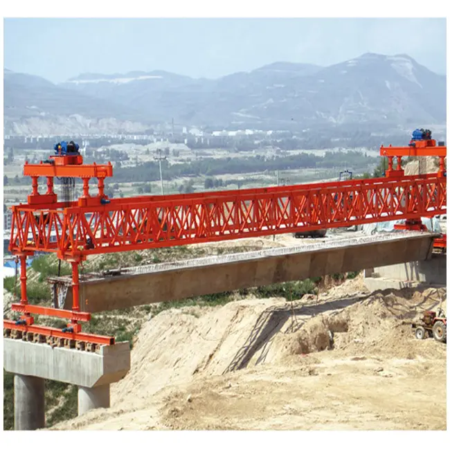 High Efficient Construction 100ton launching girder bridge construction crane