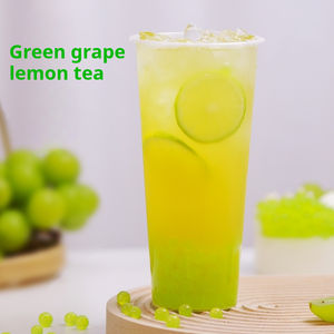 Toptan 1.2kg Yeşil Üzüm Aromalı Az Yağlı Şekerli Patlayan Boba İncileri Toplu Paket Meyve Suyu Topları - Product Image 3