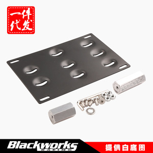 License <b>Frame</b> Aluminum 200mm x 150mm x 136mm Hook Type <b>With</b> 8 Holes For Car Plate <b>Mounting</b> - Product Image 5