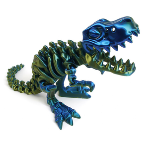 Figura de Dinosaurio Tiranosaurio Rex Impresa en 3D de Pangoo, Esqueleto de Plástico, Regalo Temático de Animales, Juguete Artesanal, Escala 1/12, Edades 7+ - Product Image 6