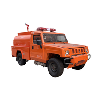 Marque chinoise 4WD tout-terrain automatique huile ou essence 4X4 pick-up camion de pompiers de forêt à vendre