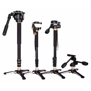 Đa năng hợp kim nhôm <span class=keywords><strong>Monopod</strong></span> với có thể tháo rời chân và chất lỏng đầu hỗ trợ DSLR, hành động cam, và điện thoại cho ngoài trời/du lịch - Product Image 2