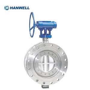 Actuador Manual Hanwell de Alta Calidad y Resistencia al Desgaste PN16-PN250, Válvula de Mariposa Excéntrica con Sello Triple Offset de PTFE/Metal, ANSI Flangeada - Product Image 2