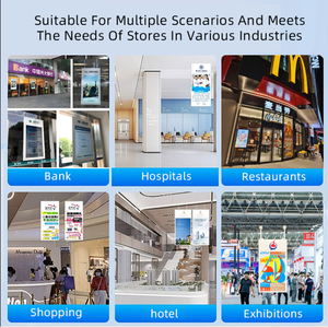 55 inch Trần Treo Gắn hai mặt kỹ thuật số biển Cửa hàng bán lẻ Android quảng cáo Màn hình hiển thị - Product Image 3