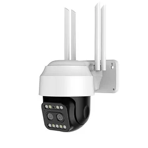 Double objectif YOOSEE 3MP 2x Zoom hybride sécurité CCTV WiFi dôme PTZ caméra Surveillance pour l'extérieur nouvel arrivage