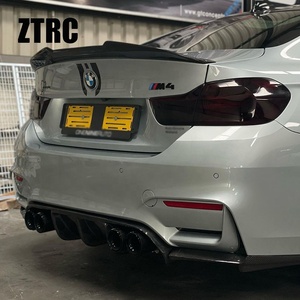For M4 F82 PSM Style Real Carbon Fiber <b>Rear</b> <b>Spoiler</b> Trunk Wing 2014-2020 - Product Image 2