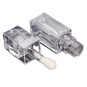 2026 Transparent Lipgloss Tube 6.5ml Square Luxury Custom Clear <b>Lip</b> Gloss Tubes for Cosmetics <b>Cream</b> Packaging Containers - Product Image 3