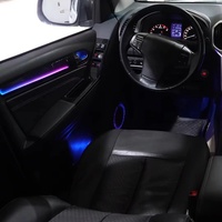Kit d'éclairage ambiant intérieur de voiture, lumière ambiante LED USB pour voiture, 64 couleurs dynamiques pour Isuzu D-MAX 2014-2018