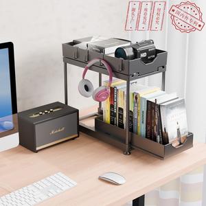 Organisateurs et rangement en métal à 2 niveaux sous l'évier de <span class=keywords><strong>cuisine</strong></span>-Avec 4 crochets et un organisateur en métal sous l'évier - Product Image 3