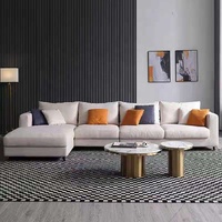 Vente en gros ensemble 2 tables basses rondes modernes avec plateau en marbre de luxe table centrale de salon en acier inoxydable doré avec table d'appoint
