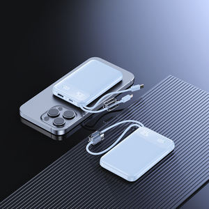 Power Bank all'ingrosso ad alta capacità 10000mAh con ricarica rapida PD22.5, batteria esterna con <span class=keywords><strong>2</strong></span> cavi integrati, Power Station - Product Image 5