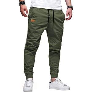 Pantalon tactique décontracté à taille haute pour hommes, short cargo personnalisé, taille XL, logo personnalisable, tissu de laine, jogging de couleur droite - Product Image 2