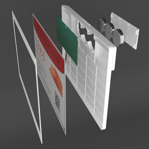 Étiquettes commerciales électroniques pour rayonnages d'entrepôt avec grand écran E Ink Spi Epaper de 7,5 pouces et éclairage LED 4 couleurs - Product Image 2