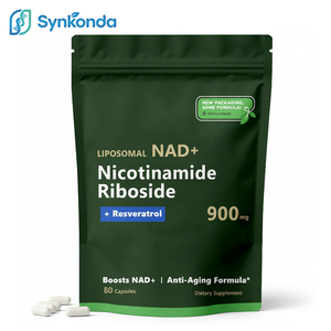 Capsule Liposomiali NAD+ Nicotinamide Riboside per l'Invecchiamento Sano della Pelle e la Bellezza, con <span class=keywords><strong>Quercetina</strong></span> e Resveratrolo per Adulti, 80 Capsule - Product Image 1