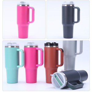 Tazas de Viaje Personalizadas de Acero Inoxidable de 40 oz, con Doble Pared y Asa, para Café - Product Image 5