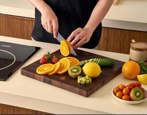 Vuông thớt Hội Đồng Quản trị mỹ tối Walnut gỗ cắt Board End hạt <span class=keywords><strong>butcher</strong></span> khối cho nhà bếp - Product Image 2