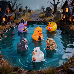 Miniaturas de Resina para Cosplay de Halloween: Calabazas, Esqueletos, Momias, Brujas y Patos para Juegos de <span class=keywords><strong>la</strong></span> Suerte, Rellenos a Granel para Bolsas de Plastilina y Slime - Product Image 4