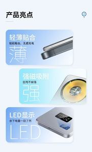 สถานีพลังงานแบบพกพา สีเงิน อลูมิเนียมอัลลอยด์บางเฉียบ พร้อมหน้าจอแสดงผล LED ดิจิตอล - Product Image 5